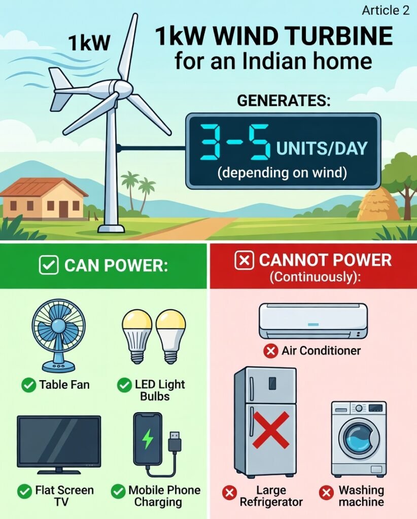 1kw Wind Turbine For An Indian Home
