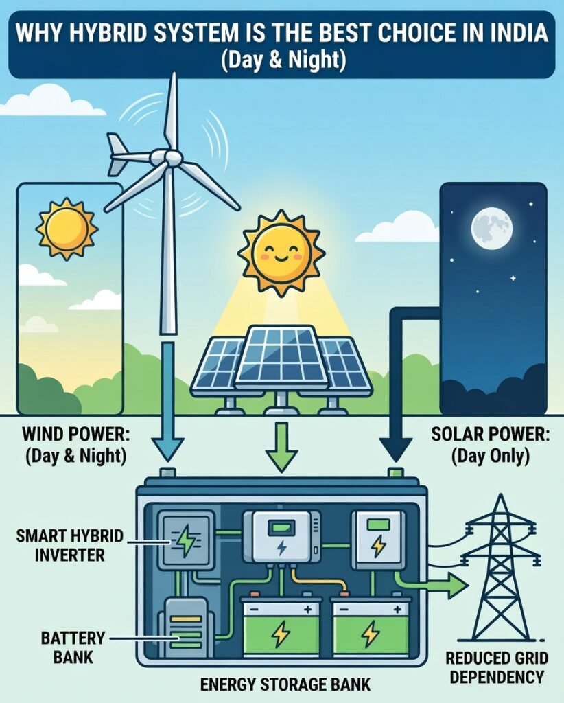 Why Hybrid System Is The Best Choice In India