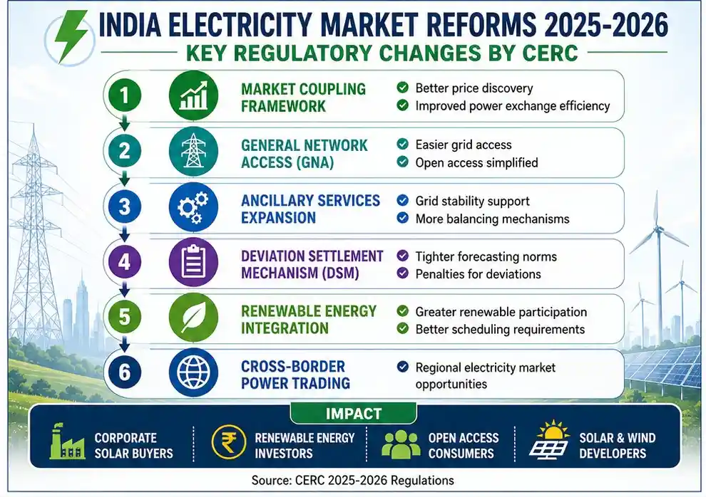 India electricity market reforms 2025-2026 - key regulatory changes by CERC
