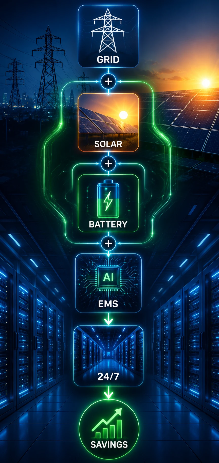SCADA Energy Monitoring for Data Center Solar Projects