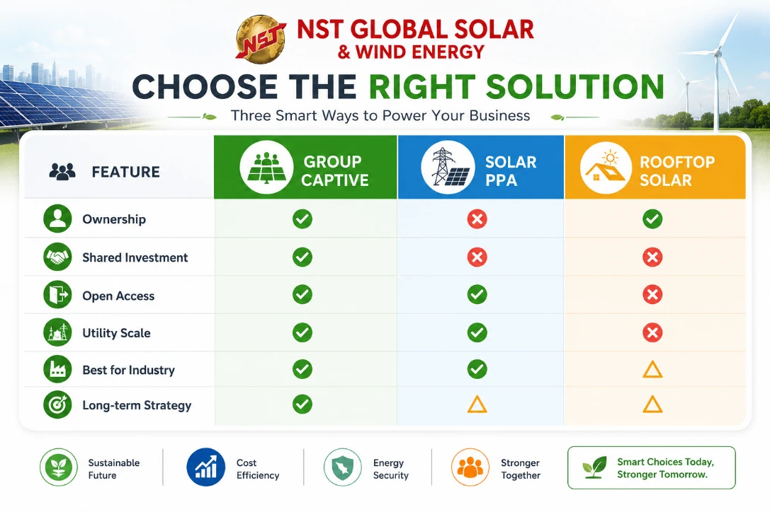 NST Global Solar and Wind Energy project execution