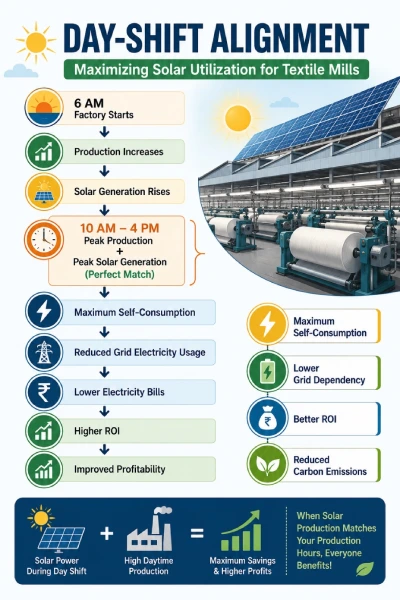 Solar Rooftop for Textile Industry – NST Global Solar Tamil Nadu